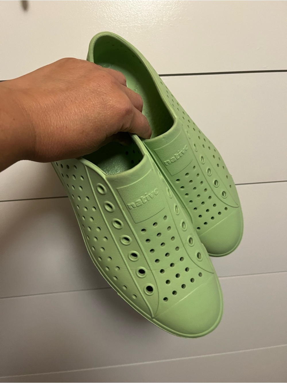 Native Jefferson Slip-On Shoes - Mint Green